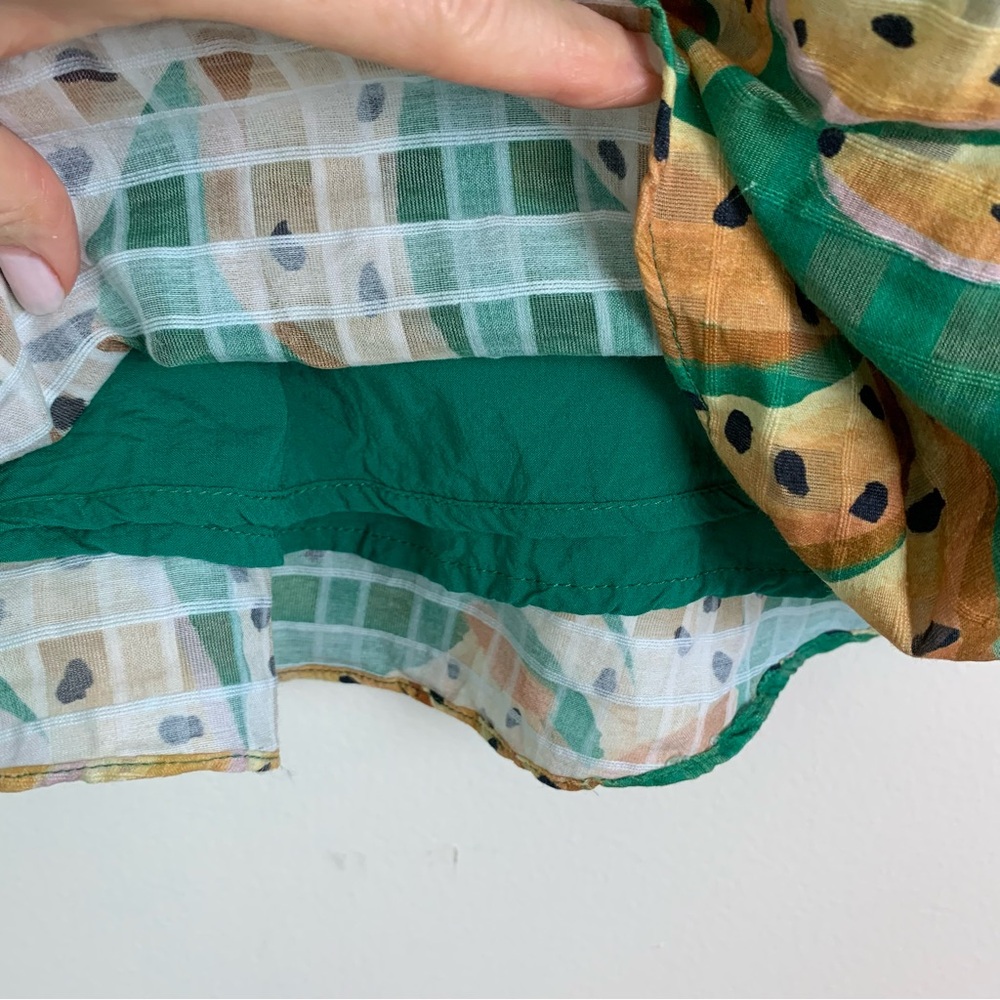 FARM Rio Green Banana Print Sundress with Yellow Accents - Picture 11 of 16